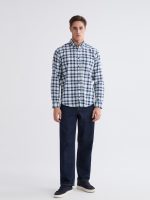 Regular Fit Plaid Shirt for Men - Image 3