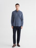 Regular Fit Plaid Men's Shirt - Image 3