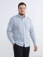 Men's Regular Fit Plaid Gabardine Shirt - Image 2