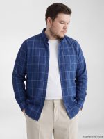 Regular Fit Plaid Men's Shirt - Image 2