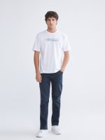 Crew Neck Printed Jersey Men's T-Shirt - Image 3