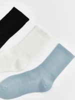 Women's Plain Ankle Socks 3-packs - Image 2