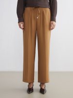 Women's Loose Fit Pleated Trousers - Image 2