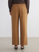 Women's Loose Fit Pleated Trousers - Image 4