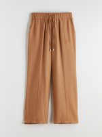 Women's Loose Fit Pleated Trousers - Image 5