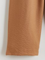Women's Loose Fit Pleated Trousers - Image 6
