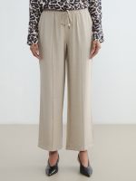 Women's Loose Fit Pleated Trousers - Image 9