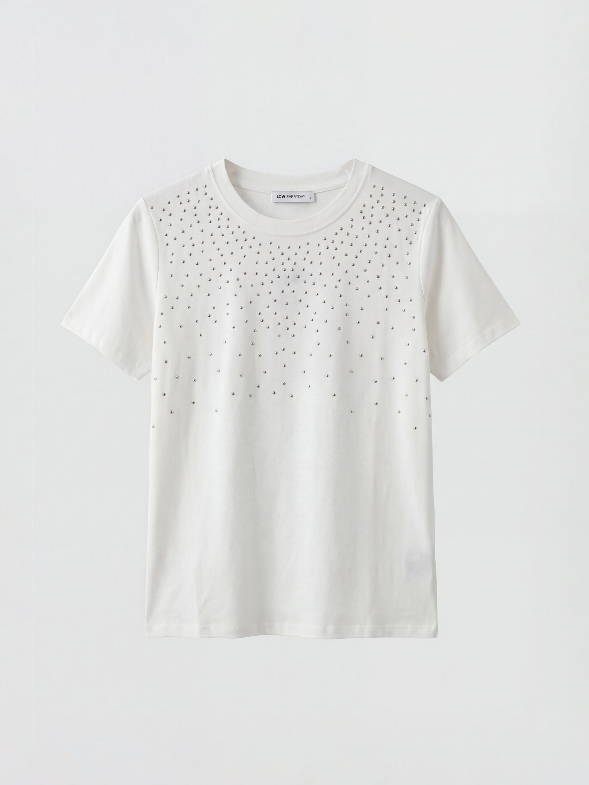 Rhinestone Embellished Women's T-Shirt