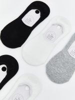 Non-Slip Heel Women's Ballerina Socks 5-Pack - Image 3