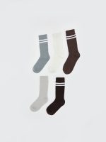 Striped Women's Ankle Socks 5-Pack