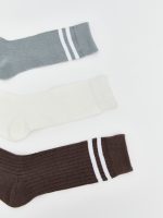 Striped Women's Ankle Socks 5-Pack - Image 2