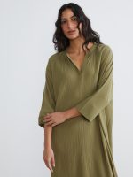 Notch Neck Dress - Image 2