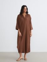 Notch Neck Dress - Image 7