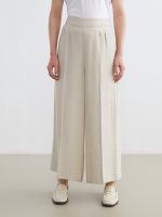 Elastic Waist Wide Leg Women's Trousers - Image 2