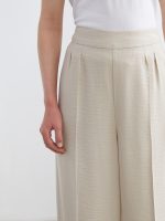 Elastic Waist Wide Leg Women's Trousers - Image 3