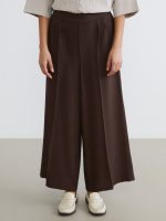 Elastic Waist Wide Leg Women's Trousers - Image 8