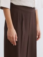 Elastic Waist Wide Leg Women's Trousers - Image 9