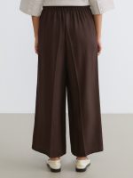 Elastic Waist Wide Leg Women's Trousers - Image 10