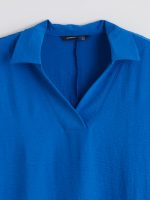 Collared Neck Oversize Aerobin Blouse - Image 6