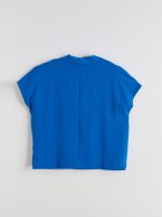 Collared Neck Oversize Aerobin Blouse - Image 7