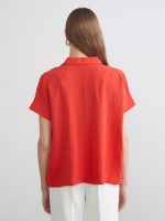 Collared Neck Oversize Aerobin Blouse - Image 4