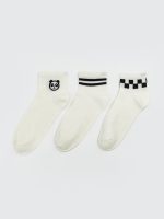 Patterned Women's Trainer Socks 3-pack