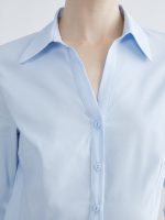 Regular Fit Poplin Women's Shirt - Image 6
