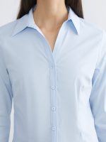 Regular Fit Poplin Women's Shirt - Image 5