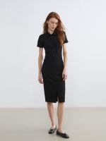 Collared Bodycon Dress