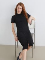 Collared Bodycon Dress - Image 2