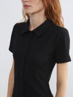 Collared Bodycon Dress - Image 3
