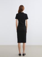 Collared Bodycon Dress - Image 4