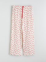 Collared Neck Printed Maternity Pyjama Set - Image 9