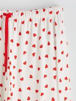 Collared Neck Printed Maternity Pyjama Set - Image 10