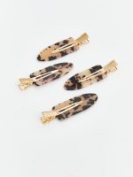 Leopard Print Women's Hair Clip 4-Pack - Image 2