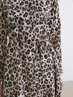 Leopard Print Women's Shirt Tunic - Image 3
