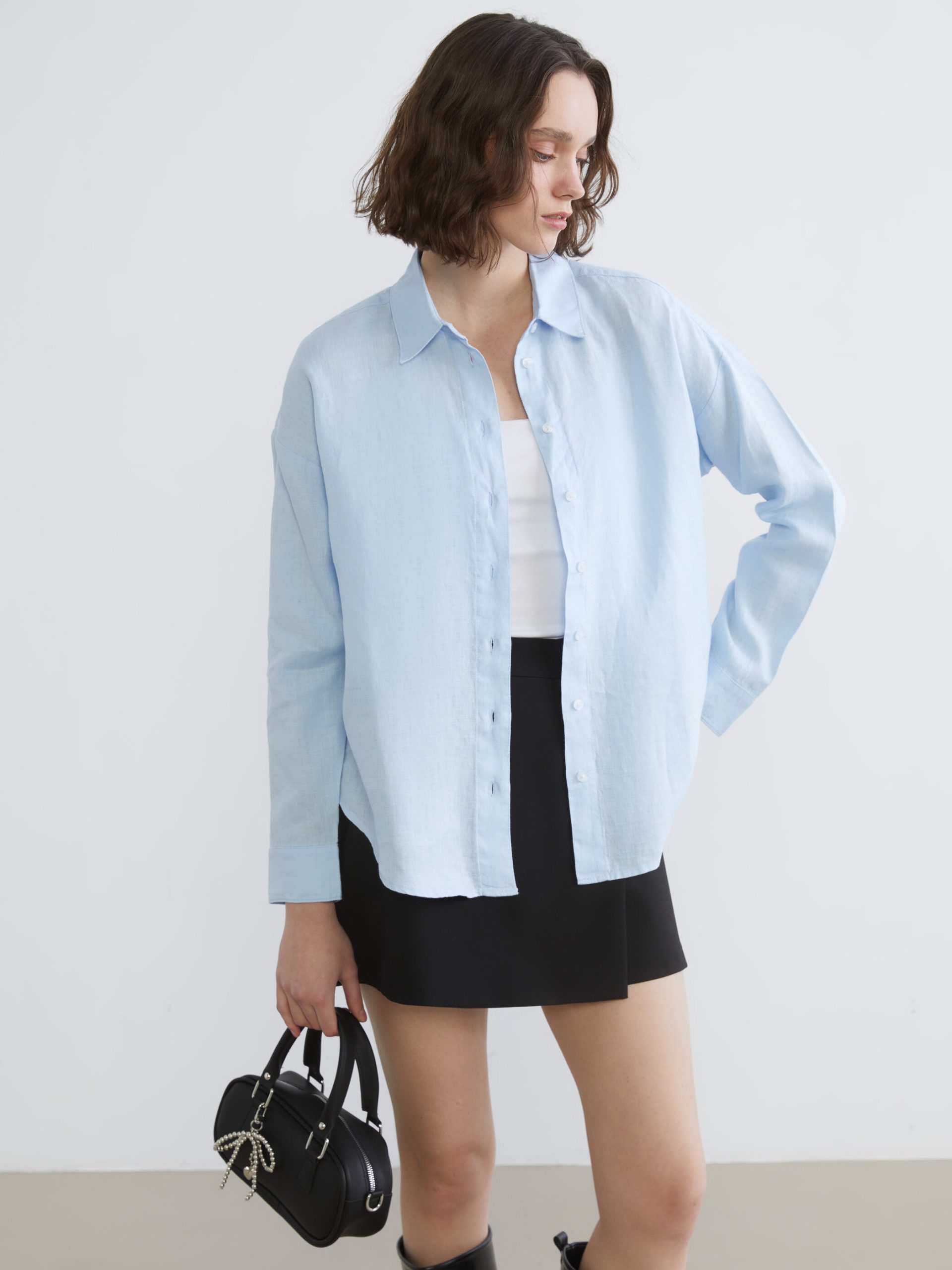 Oversize Linen Women Shirt