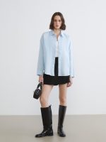 Oversize Linen Women Shirt - Image 2