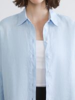 Oversize Linen Women Shirt - Image 3