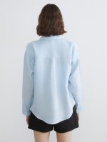 Oversize Linen Women Shirt - Image 4