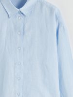 Oversize Linen Women Shirt - Image 6