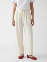 Elastic Waist Textured Women's Trousers - Image 2