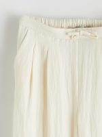 Elastic Waist Textured Women's Trousers - Image 6