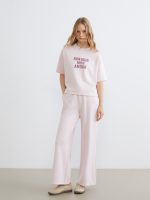 Elastic Waist Women's Thick Sweatpants
