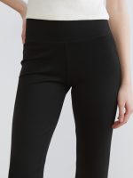 High Waisted Flared Leg Women's Leggings Pants - Image 3
