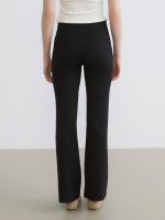 High Waisted Flared Leg Women's Leggings Pants - Image 4