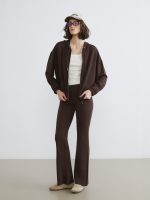 High Waisted Flared Leg Women's Leggings Pants - Image 7