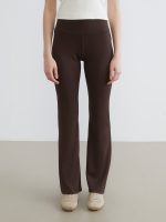 High Waisted Flared Leg Women's Leggings Pants - Image 8