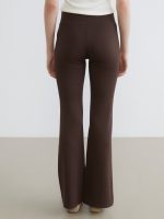 High Waisted Flared Leg Women's Leggings Pants - Image 10
