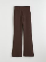 High Waisted Flared Leg Women's Leggings Pants - Image 11
